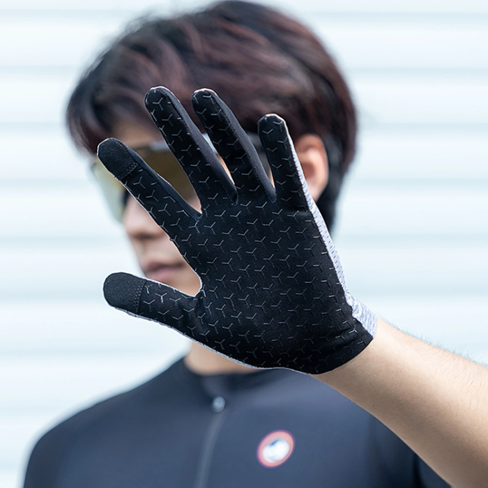 Rockbros - Rockbros Andas Cykelhandskar med Full Finger, Storlek: XL - Grå