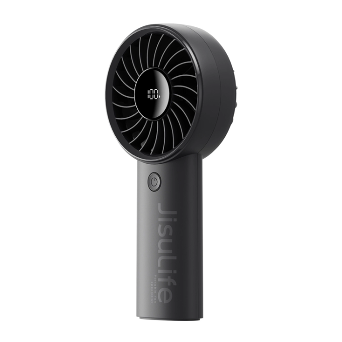 Jisulife - Jisulife Bärbar USB Handfläkt 5000 mAh Life4 - Svart