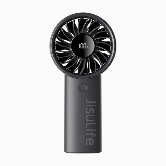 Jisulife - Jisulife Bärbar USB Handfläkt 5000 mAh Life4 - Svart