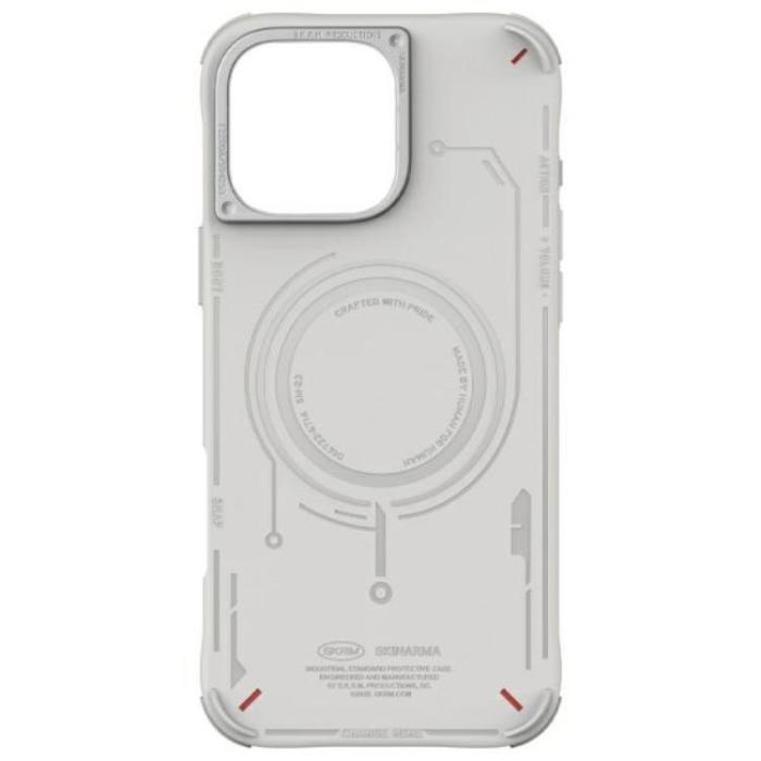 Skinarma - Skinarma iPhone 16 Pro Max Mobilskal MagSafe Mecha - Ljusgrå