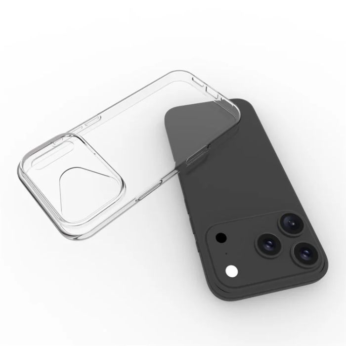 A-One Brand - iPhone 17 Pro Mobilskal Anti-Scratch TPU - Transparent