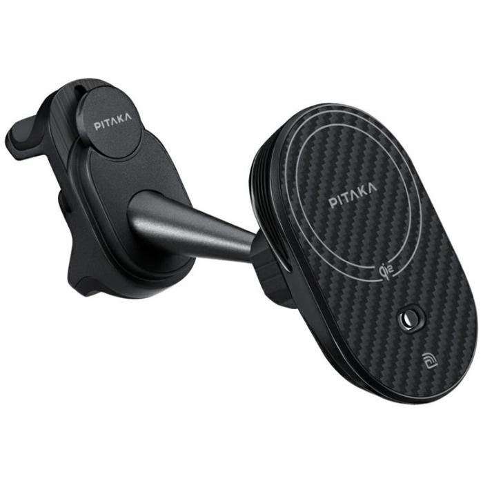 PITAKA - PITAKA Qi2 MagSafe Bilhållare med Trådlös Laddning MagEZ Pro 2 Tesla
