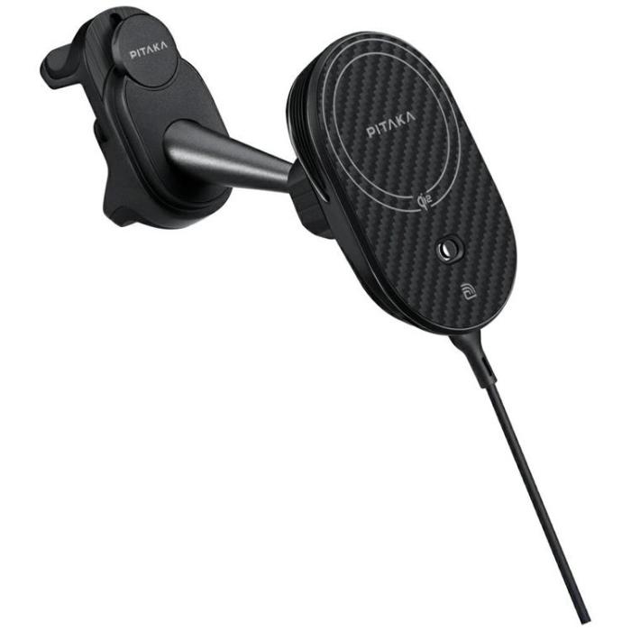 PITAKA - PITAKA Qi2 MagSafe Bilhållare med Trådlös Laddning MagEZ Pro 2 Tesla