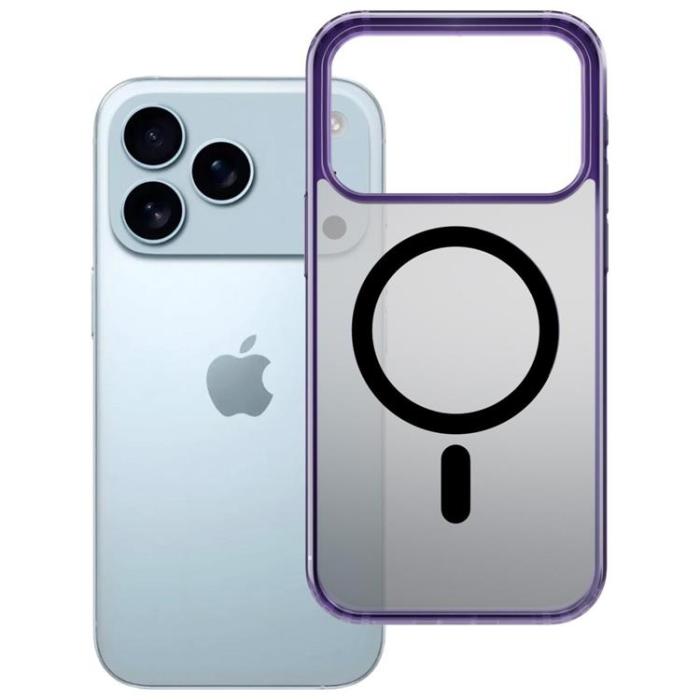 3MK - 3MK iPhone 17 Pro Max Mobilskal MagSafe Frosty - Lila
