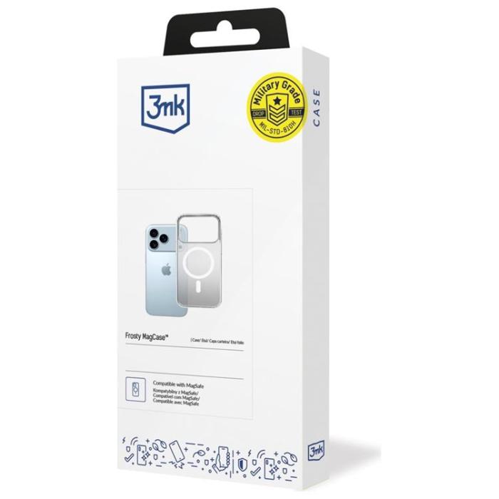 3MK - 3MK iPhone 17 Pro Max Mobilskal MagSafe Frosty - Vit