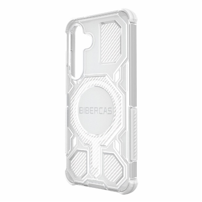 A-One Brand - BIBERCAS Galaxy S25 Plus Mobilskal MagSafe J-16 Transparent