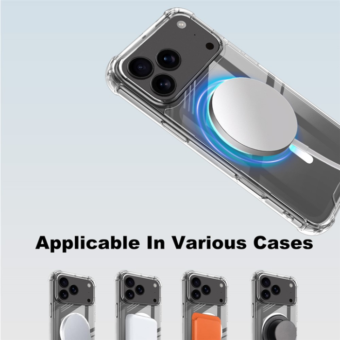 Imak - IMAK iPhone 17 Pro Mobilskal MagSafe Shockproof - Clear