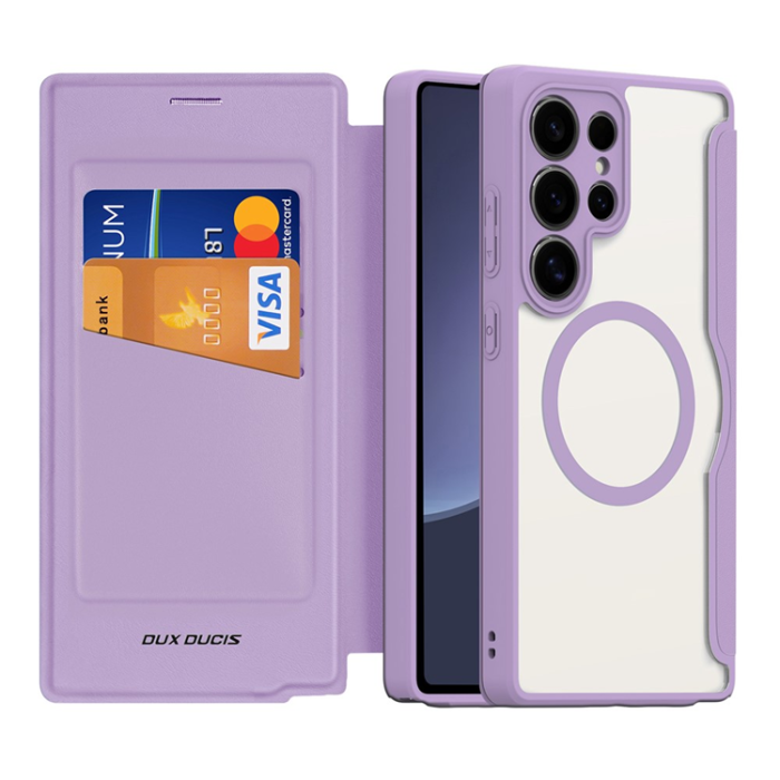 Dux Ducis - Dux Ducis Galaxy S25 Ultra Plånboksfodral MagSafe Skin X Pro