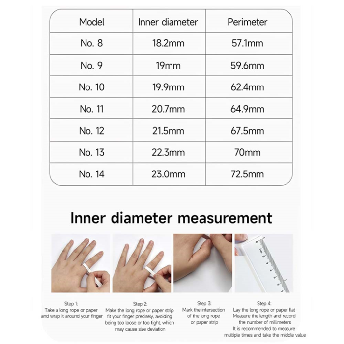 A-One Brand - Digital Display Smart Ring med Laddningsfodral SR16 - Guld