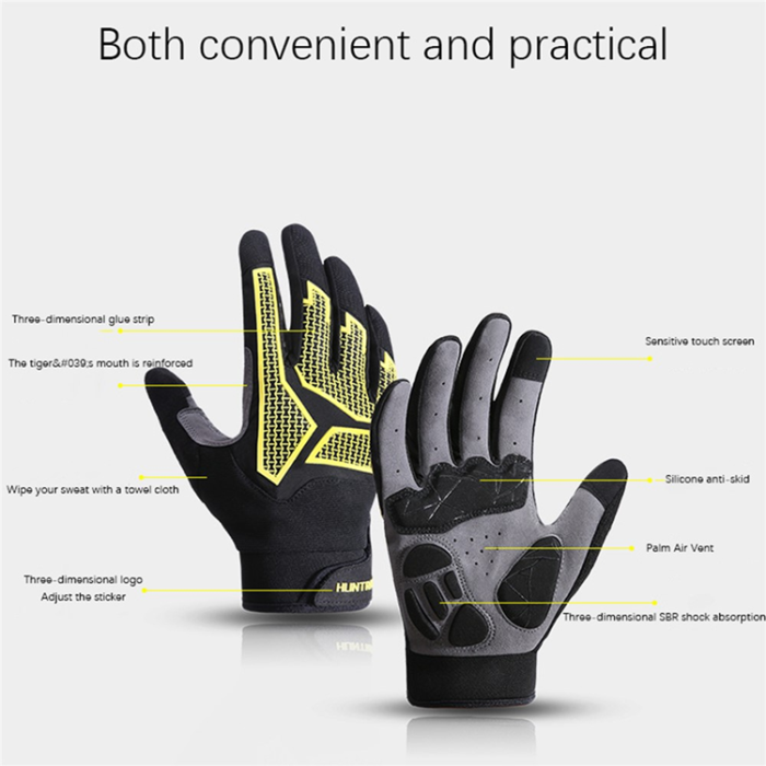 HUNTRANGE - HUNTRANGE Touchvantar Handskar (2 Pack) Cykel Helfinger B2318 - Svart