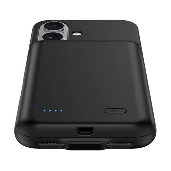 A-One Brand - iPhone 16 Batteriskal 7000mAh - Svart