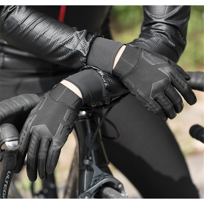 Rockbros - ROCKBROS Touchvantar Handskar Vattentåliga S208BK