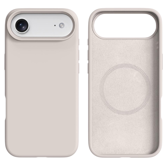 A-One Brand - iPhone 17 Air Mobilskal MagSafe Liquid Silikon+PC - Antikvit