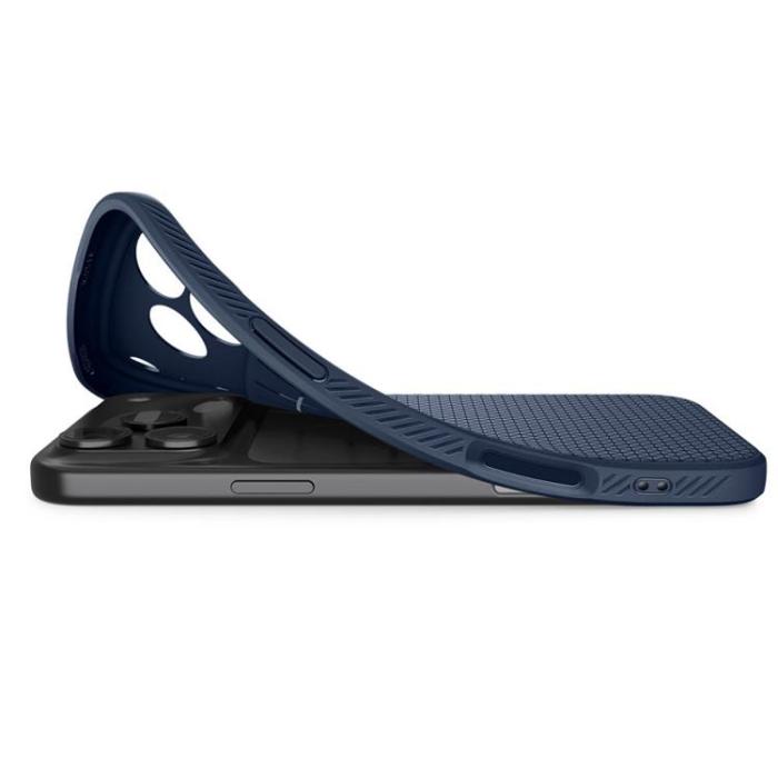 Spigen - Spigen iPhone 17 Pro Max Mobilskal Liquid Air - Marinblå