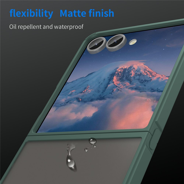 A-One Brand - Galaxy Z Flip 7 Mobilskal Drop Proof Frosted Translucent