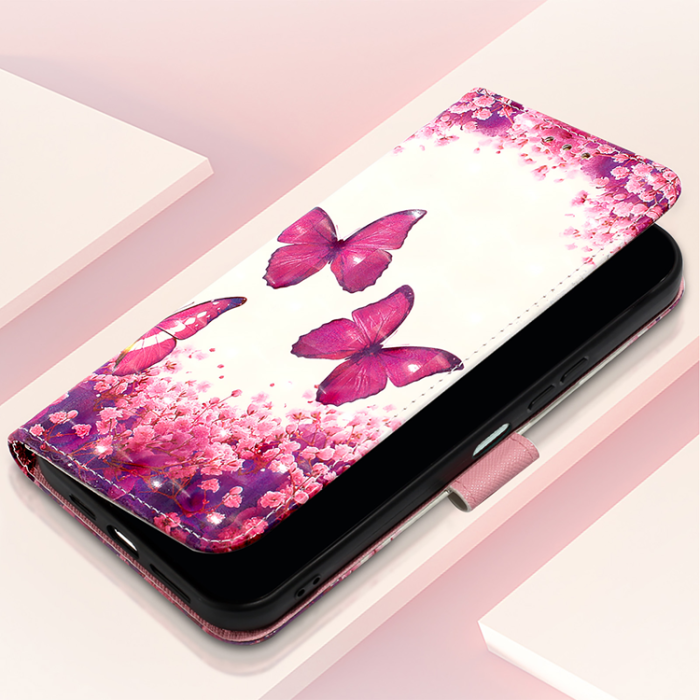 A-One Brand - iPhone 17 Air Plånboksfodral Printing Pattern Med Strap