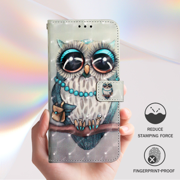 A-One Brand - iPhone 17 Pro Plånboksfodral Printing Pattern Med Strap