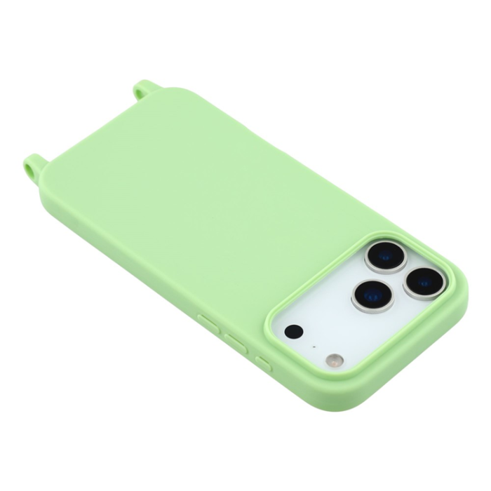 A-One Brand - iPhone 17 Pro Max Mobilskal TPU Shockproof med Lanyard - Grön