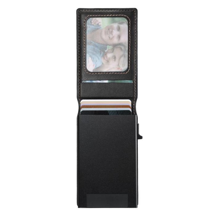 SUTENI - SUTENI Mobilskal för Galaxy S24 Plus MagSafe Korthållare H19 - Svart