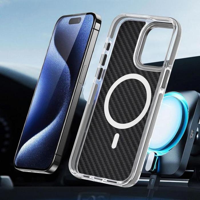 A-One Brand - Mobilskal För Galaxy S26 Ultra MagSafe Fiber - Grå