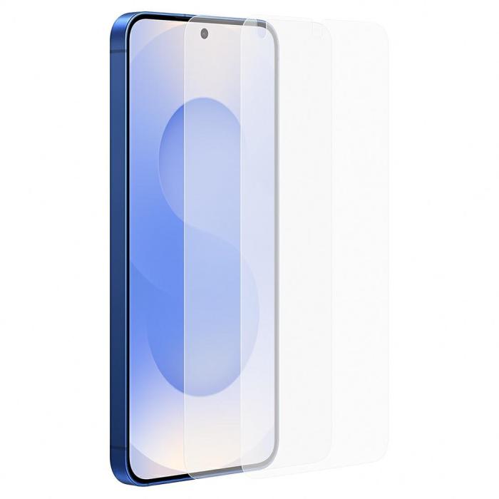 Samsung - [2-Pack] Galaxy S25 Plastfilm Skärmskydd Anti-reflecting - Clear