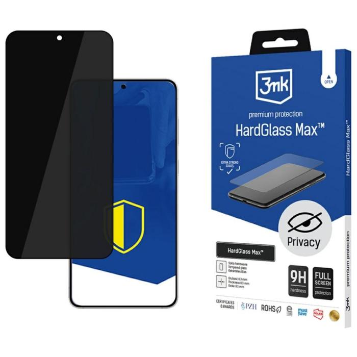 3MK - 3MK Galaxy S25 Edge Härdat Glas Skärmskydd HardGlass Max