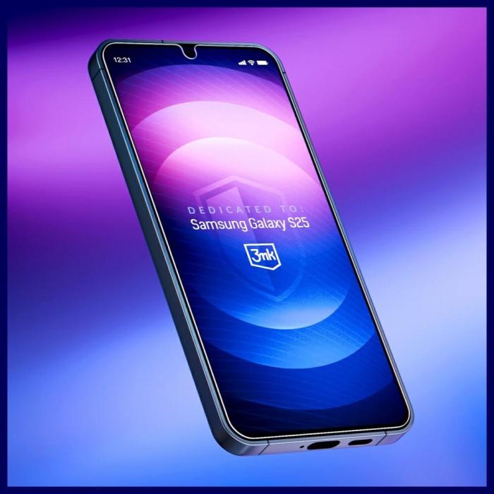 3MK - 3MK Galaxy S25 Hybridglas Skärmskydd FlexibleGlass - Transparent