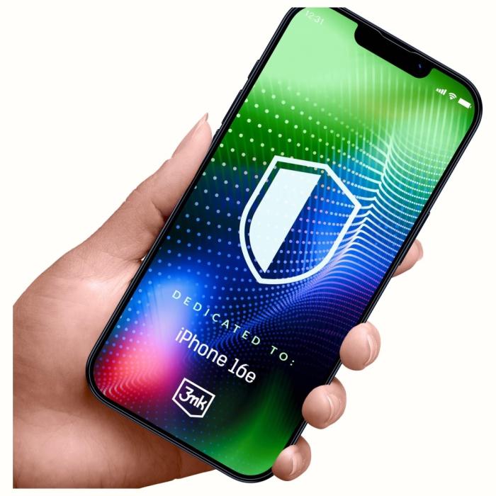 3MK - 3MK iPhone 16e Härdat Glas Skärmskydd HARDY Ultra Glass