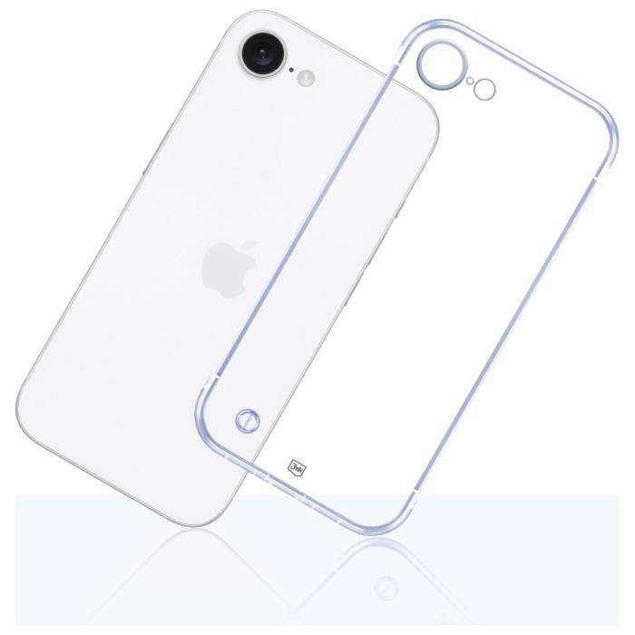 3MK - 3MK iPhone 16E Mobilskal MagSafe Just20g Clear - Genomskinlig