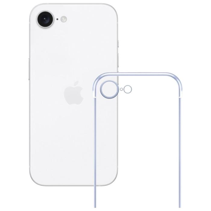 3MK - 3MK iPhone 16E Mobilskal MagSafe Just20g Clear - Genomskinlig