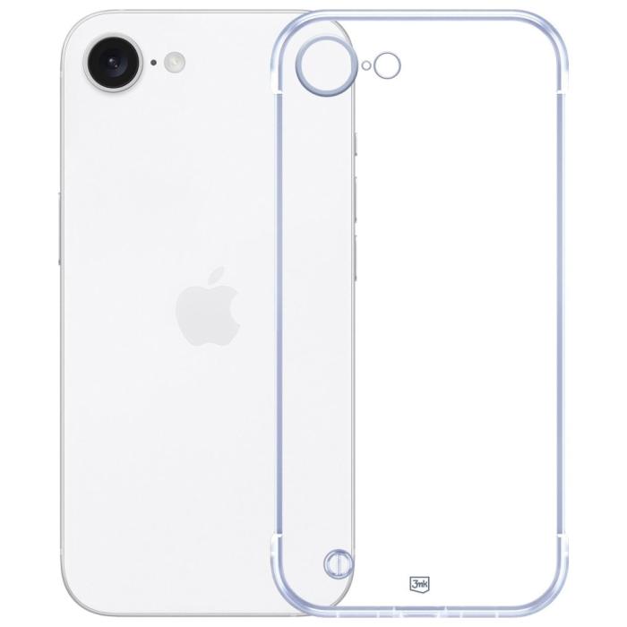 3MK - 3MK iPhone 16E Mobilskal MagSafe Just20g Clear - Genomskinlig