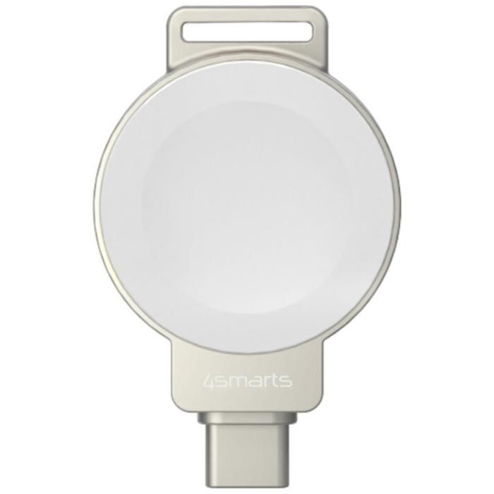 4smarts - 4smarts Trådlös laddare för Apple Watch - Silver