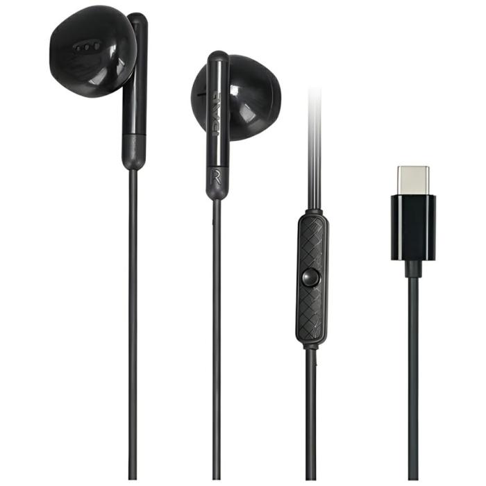 Awei - AWEI PC-6T Hörlurar stereo USB-C - Svart