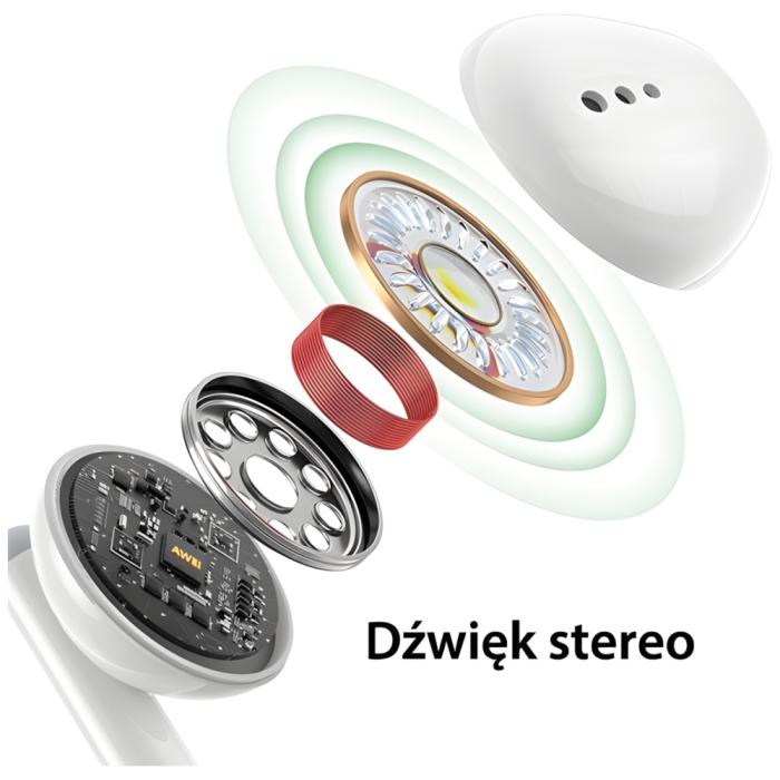 Awei - AWEI PC-6T Hörlurar stereo USB-C - Svart