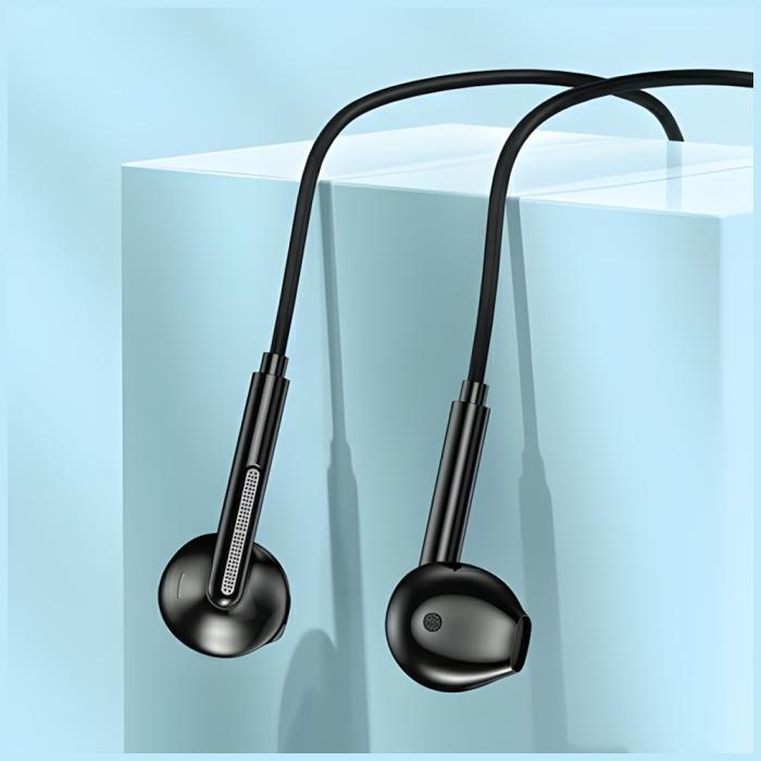 Awei - AWEI PC-7T Hörlurar stereo USB-C 1,2 m - Svart