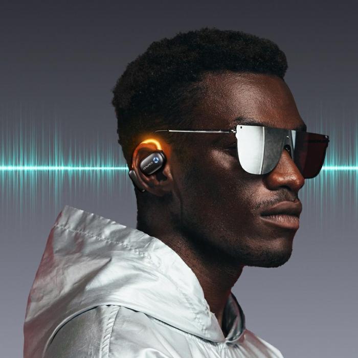 Awei - AWEI TZ13 Bluetooth Hörlurar 5.4 ANC+ docka - Svart