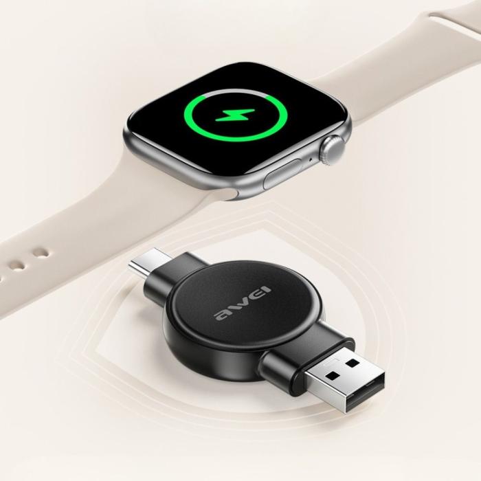 Awei - AWEI W26 Laddare för Samsung Watch - Svart