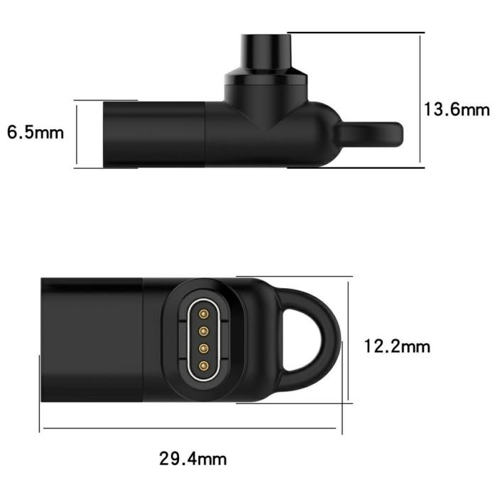 Beline - Beline USB-C Adapter till Garmin Watches - Svart