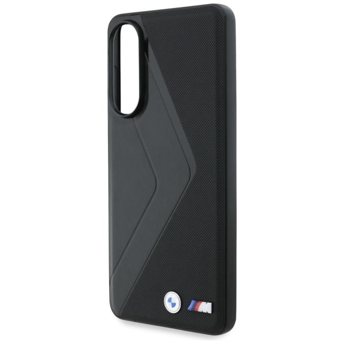 BMW - BMW Galaxy S25 Edge Mobilskal MagSafe Läder Oversized Stripes