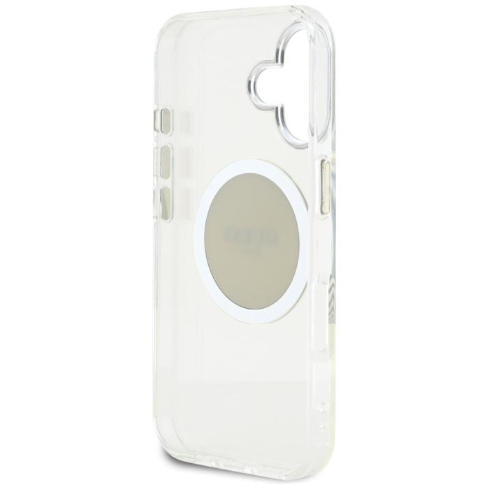 Guess - Guess iPhone 16 Mobilskal MagSafe IML Colored Circle - Grå