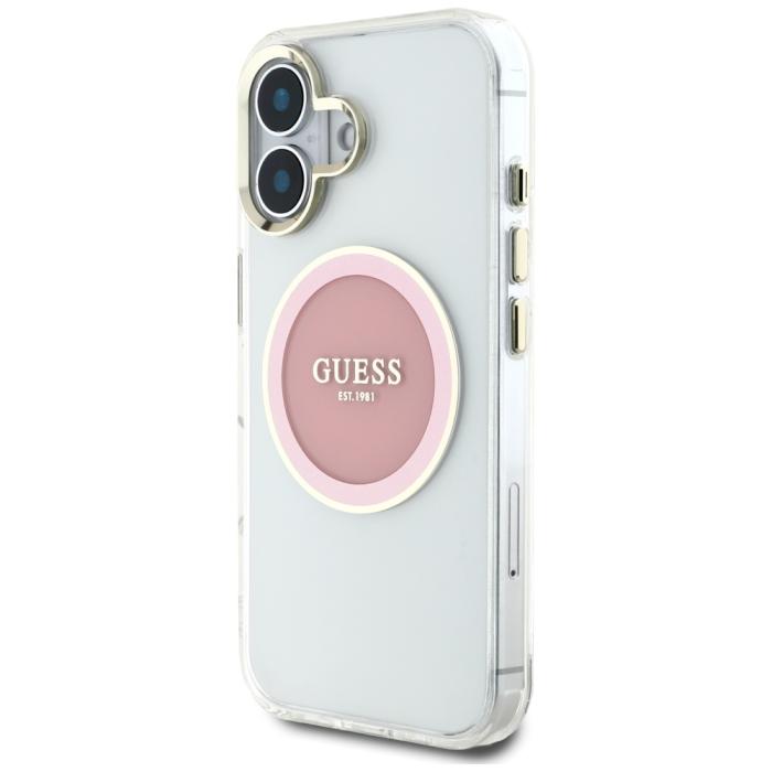Guess - Guess iPhone 16 Mobilskal MagSafe IML Colored Circle