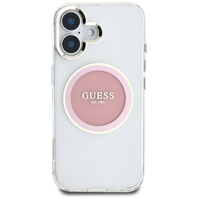 Guess - Guess iPhone 16 Mobilskal MagSafe IML Colored Circle