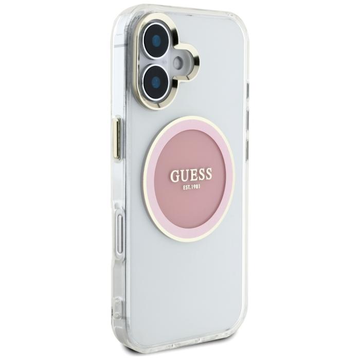 Guess - Guess iPhone 16 Mobilskal MagSafe IML Colored Circle
