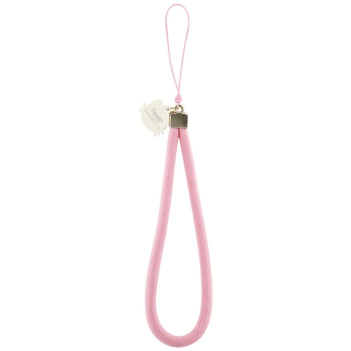 Hello Kitty - Hello Kitty Mobilrem Nylon Cord Kitty Head Charm – Rosa