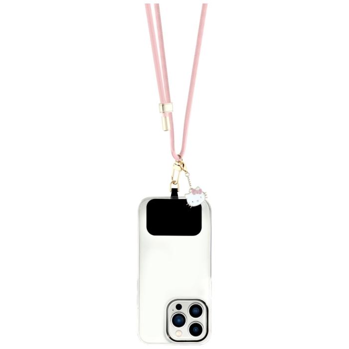 Hello Kitty - Hello Kitty Mobilrem Universal Patch & Kitty Head Charm – Rosa