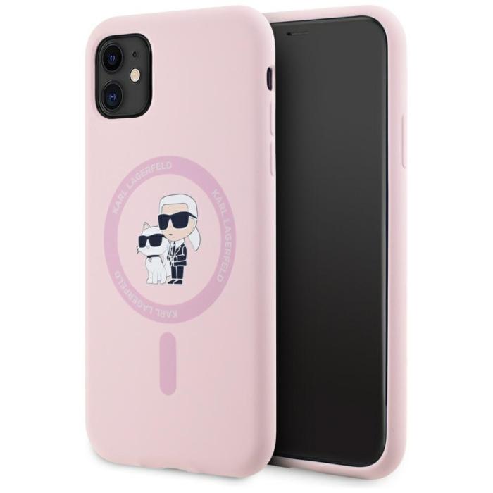 KARL LAGERFELD - Karl Lagerfeld iPhone 11 Mobilskal MagSafe MagSafe Silikon