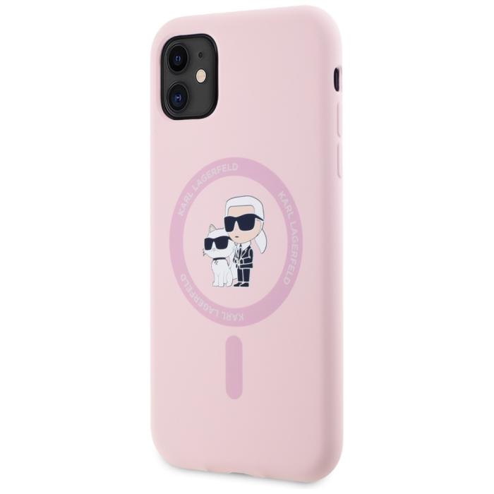 KARL LAGERFELD - Karl Lagerfeld iPhone 11 Mobilskal MagSafe MagSafe Silikon
