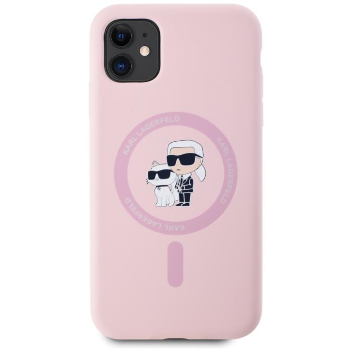 KARL LAGERFELD - Karl Lagerfeld iPhone 11 Mobilskal MagSafe MagSafe Silikon