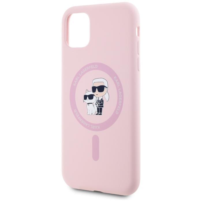 KARL LAGERFELD - Karl Lagerfeld iPhone 11 Mobilskal MagSafe MagSafe Silikon