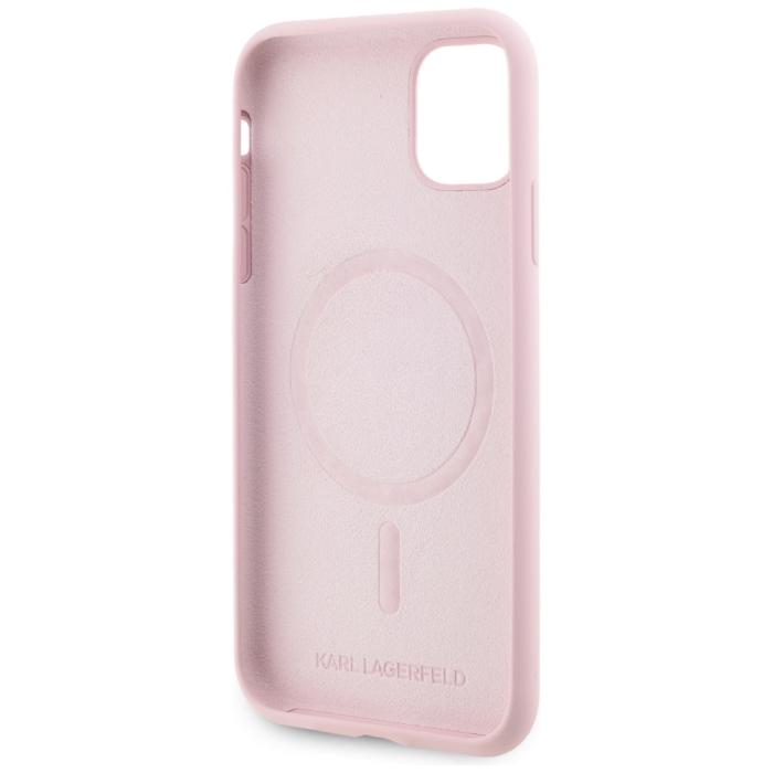 KARL LAGERFELD - Karl Lagerfeld iPhone 11 Mobilskal MagSafe MagSafe Silikon